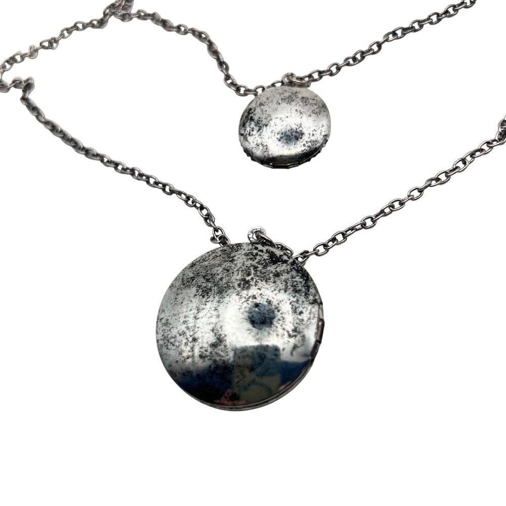 Aromatherapy Diffuser Double Locket Necklace 18" … - image 4